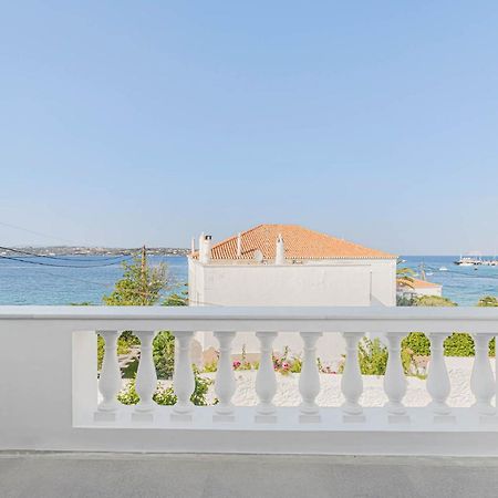 Pearl House - Luxurious New Beach Villa In Spetses Stunning View Ligoneri ภายนอก รูปภาพ