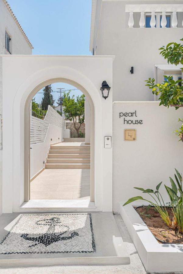 Pearl House - Luxurious New Beach Villa In Spetses Stunning View Ligoneri ภายนอก รูปภาพ